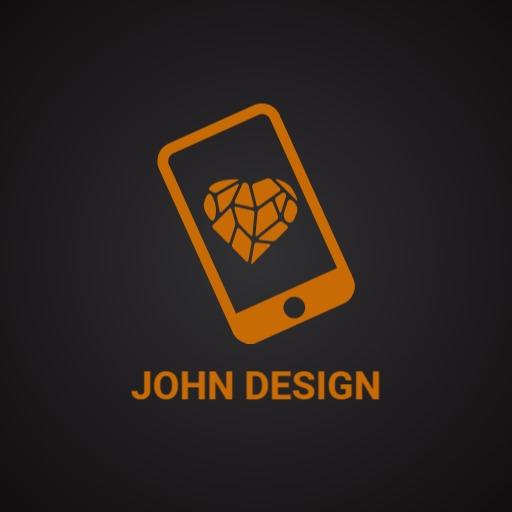 Elegant Orange Heart Design for Luxury Brand Logo Template