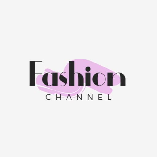 Elegant Pink and Black Design for Fashion Channel Logo Template