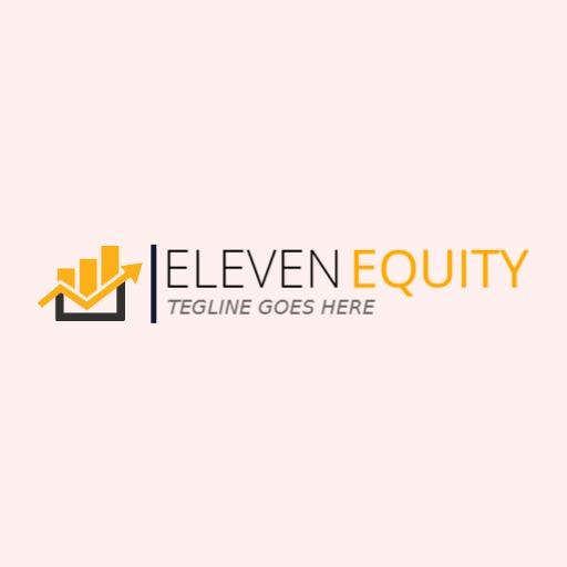 Elegant Pink and Yellow Financial Consultancy Company Logo Template