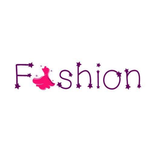 Elegant Pink Dress Design Celebrating Contemporary Fashion Logo Template