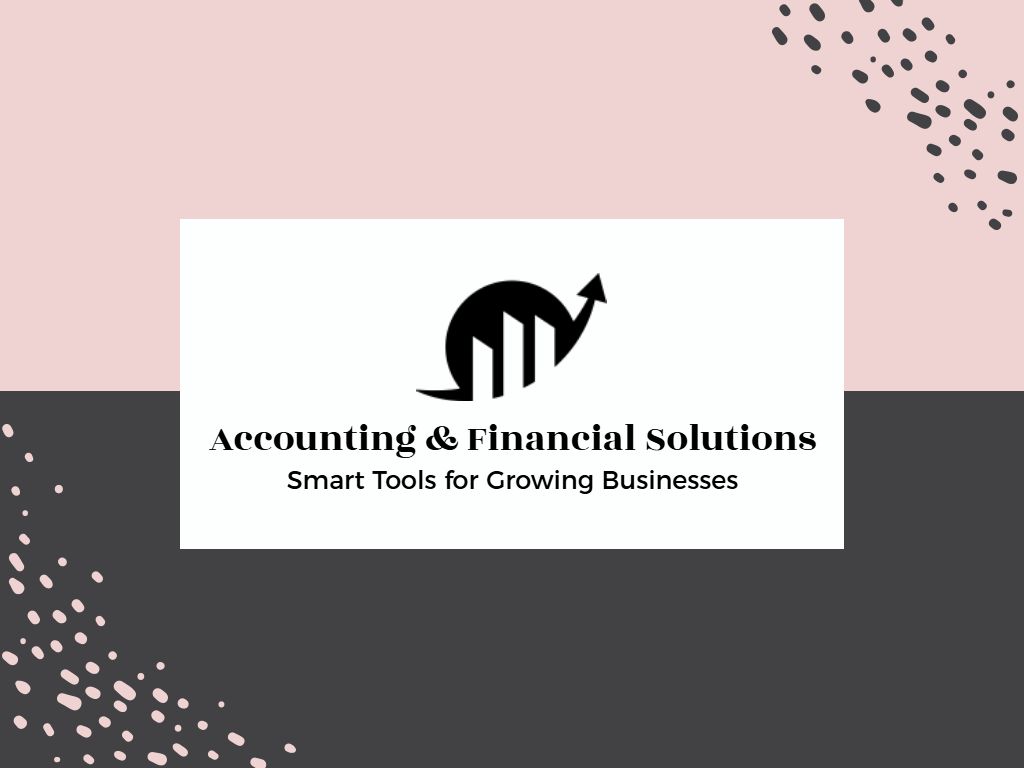 Elegant Pink Financial Solutions Business Overview Presentation Template