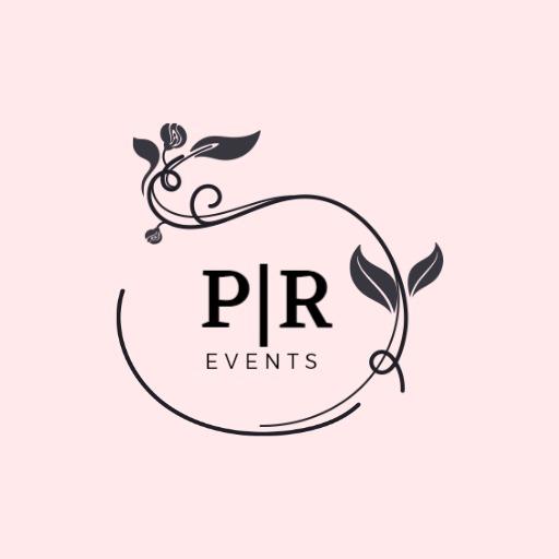 Elegant Pink Floral Design for Event Planner Services Logo Template