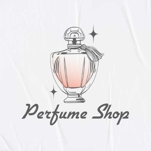 Elegant Pink Glass Perfume Bottle Design for Perfume Logo Template