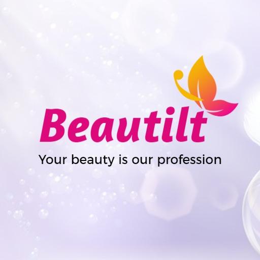Elegant Pink Typography Highlighting Beauty Services Logo Template