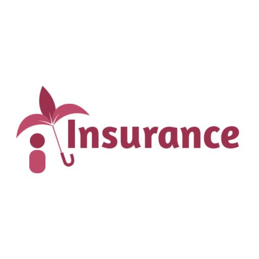 Elegant Pink Umbrella Design Representing Insurance Coverage Logo Template