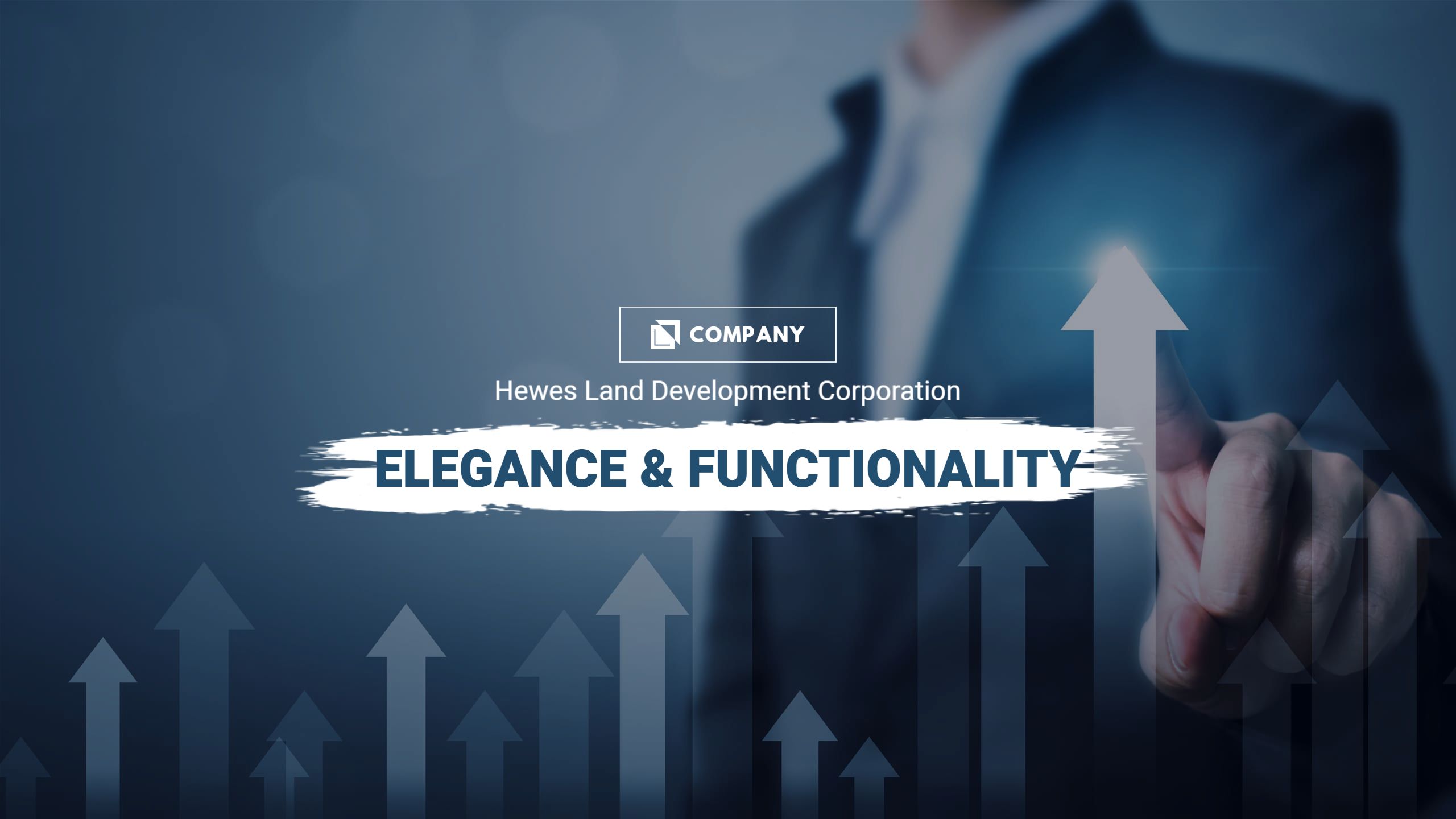 Elegant Professional Business Growth Theme YouTube Banner Template