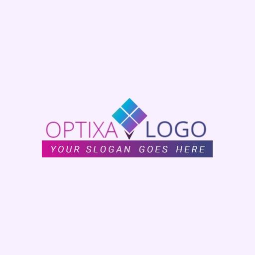 Elegant Purple and Blue Company Logo Design for Business Growth Logo Template