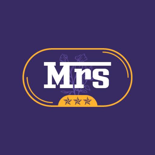 Yellow Letter Monogram Design Logo Template