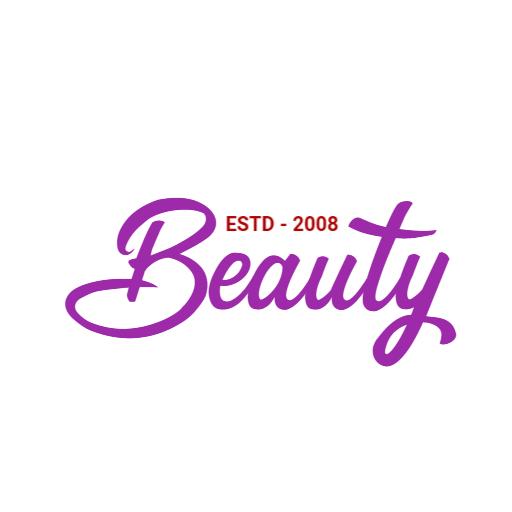 Elegant Purple Beauty Wordmark Featuring Modern Script Logo Template