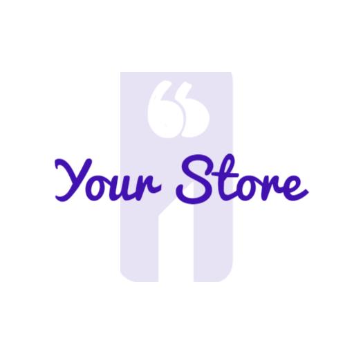Elegant Purple Handwriting Design for Your Store Logo Template