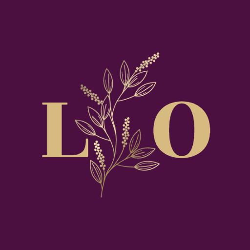 Floral Elements and Initials Logo Template