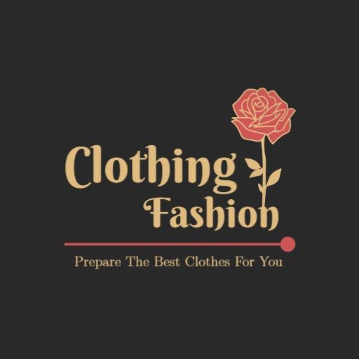 Elegant Rose Design Showcasing Clothing Fashion Brand Logo Template