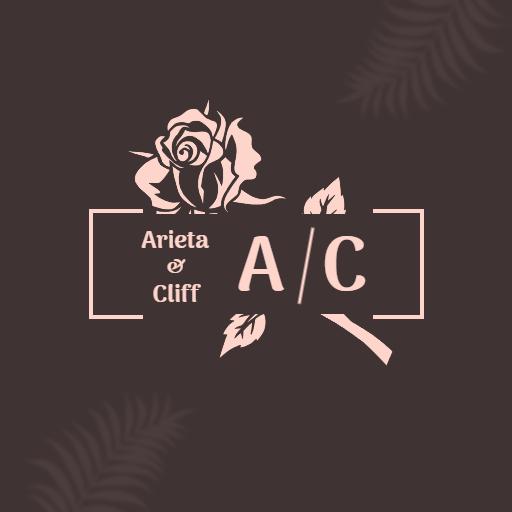 Elegant Rose Design Symbolizing Love in Wedding Logo Template
