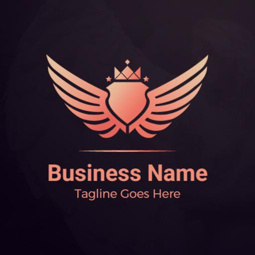 Elegant Rose Gold Create Luxury Brand Identity Logo Template