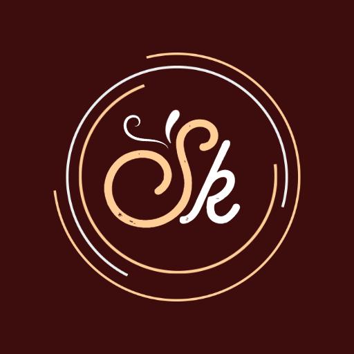 Elegant Round Circle Monogram Design for Stylish Branding Logo Template