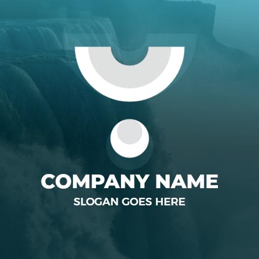 Elegant Teal and White Y Letter Design for Modern Branding Logo Template