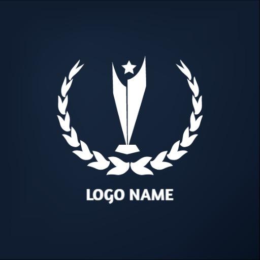 Elegant Trophy Design Celebrating Champion Achievements Logo Template
