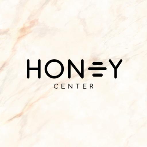Elegant Typography Design Showcasing Modern Honey Center Logo Template