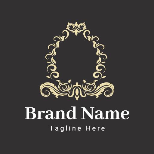 Elegant Vintage Frame Design Showcasing Retro Aesthetics Logo Template