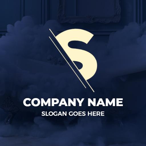 Elegant White S Letter Design for Branding and Identity Logo Template