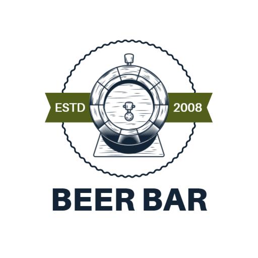 Elegant Wine Barrel Design Showcasing Upscale Wine Bar Logo Template