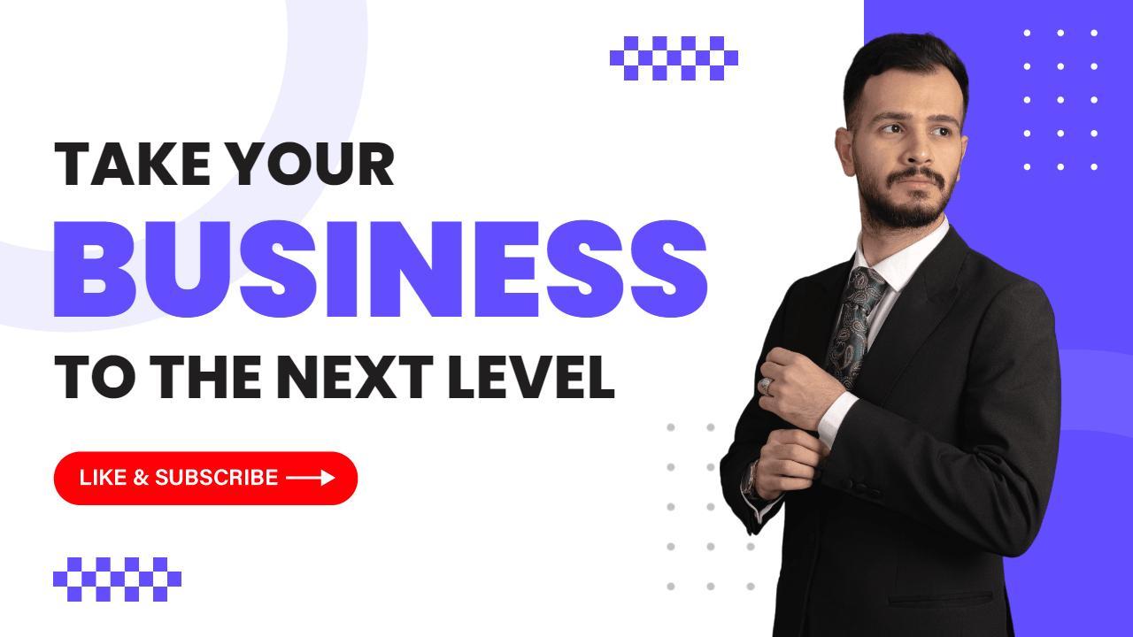 Elevate Your Business Success Journey YouTube Thumbnail Template