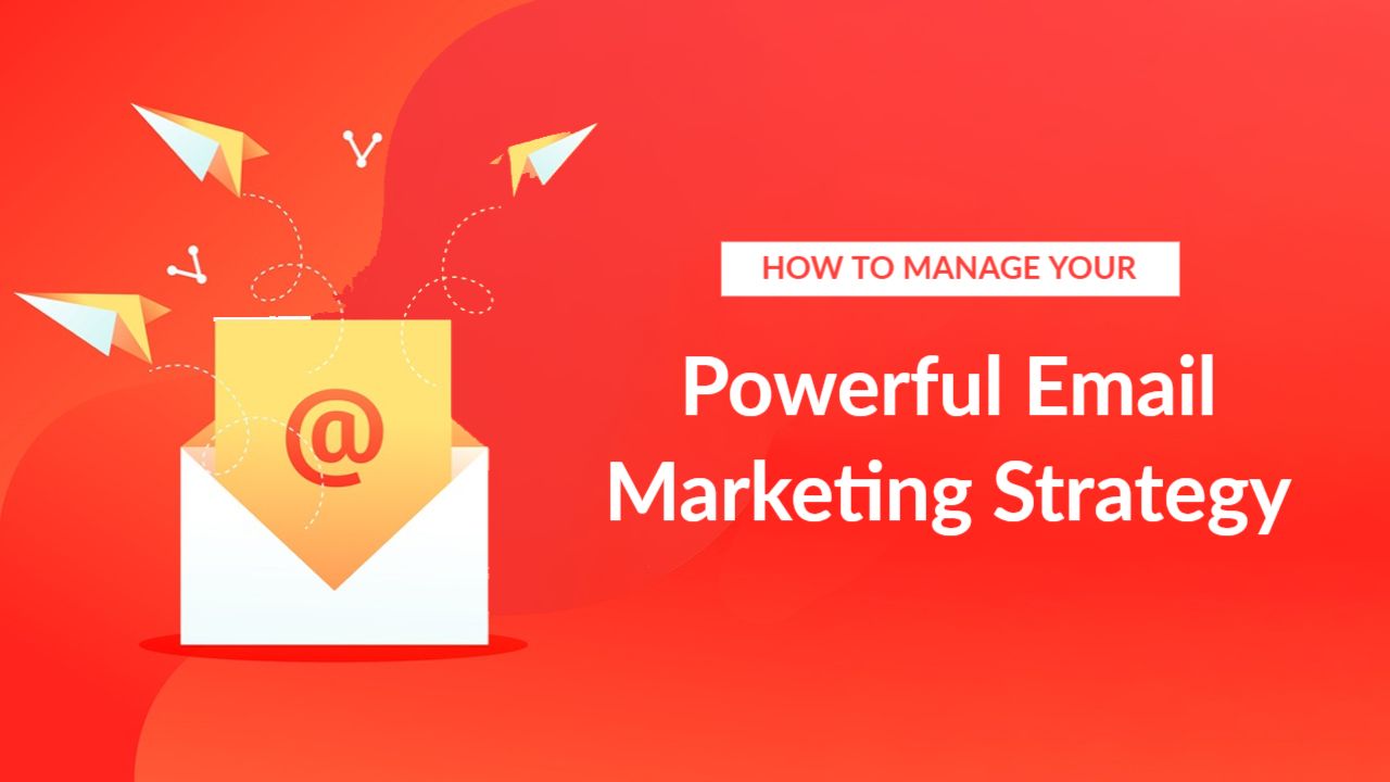 Email Marketing Strategy Management Tips Trending YouTube Thumbnail Template