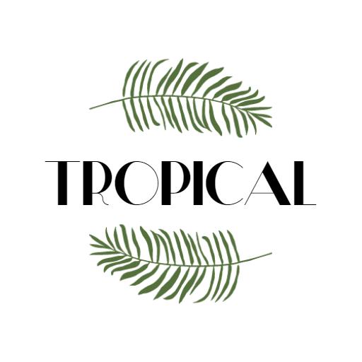 Embrace Lush Greenery for a Tropical Escape Logo Template
