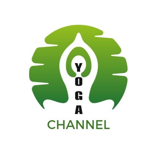 Embrace Nature with a Calm Green Yoga Channel Logo Template