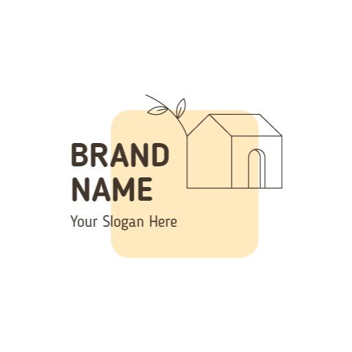 Embrace Simple Elegance in Minimalist Home Design Logo Template