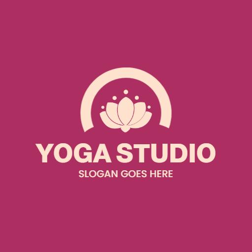 Embrace Tranquility with Our Serene Yoga Studio Logo Template