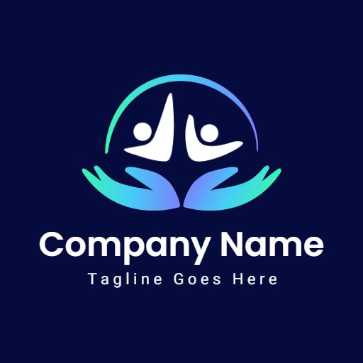 Embracing Each Other with Family-Centric Care Logo Template