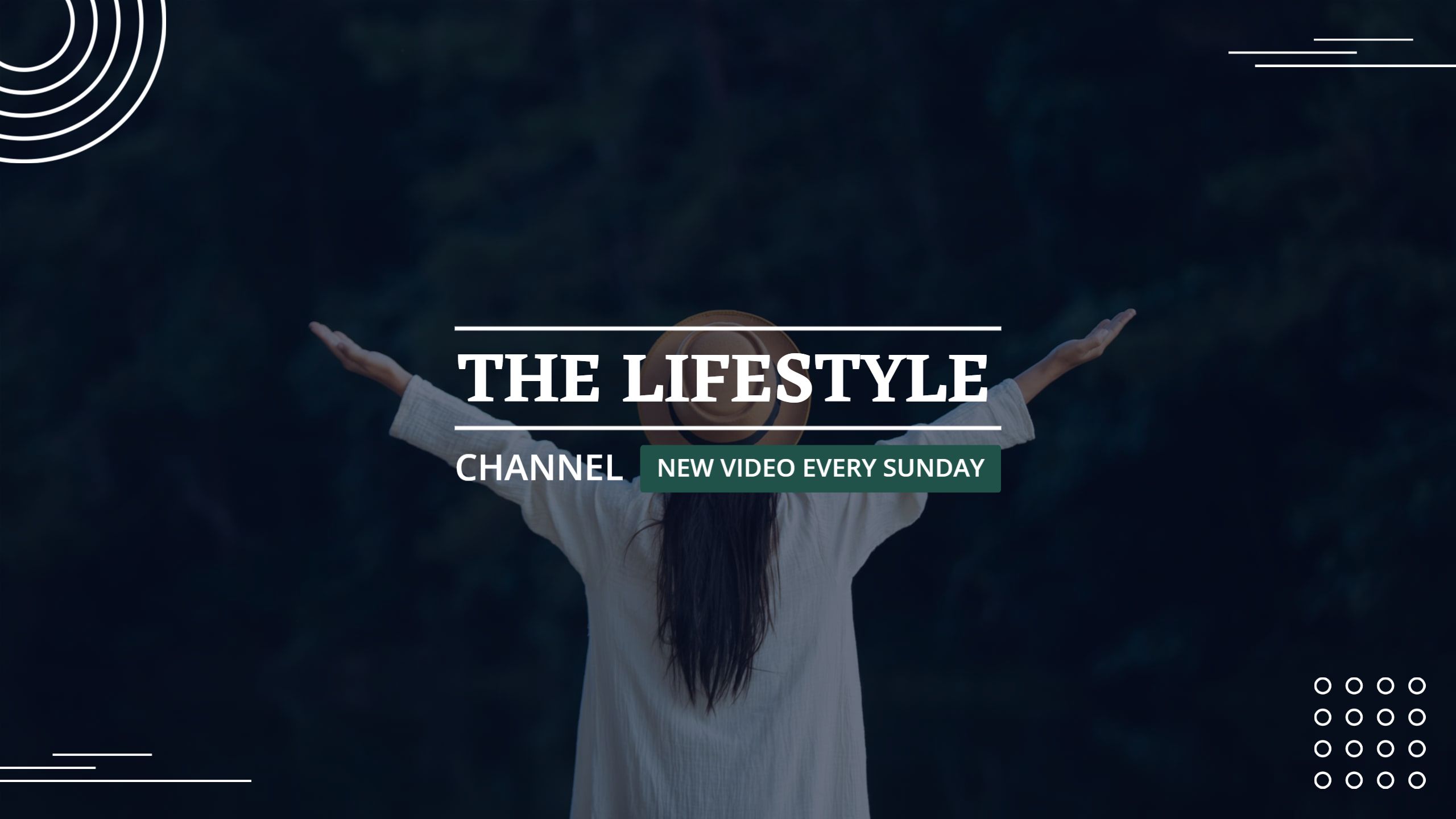 Embracing Nature and Serenity for YouTube Lifestyle Banner Template