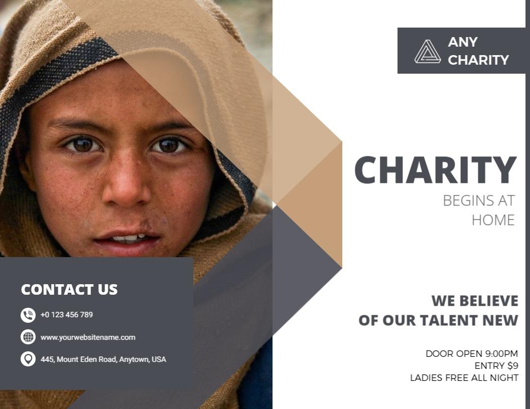 Empower Communities Charity Awareness and Fundraising Brochure Template