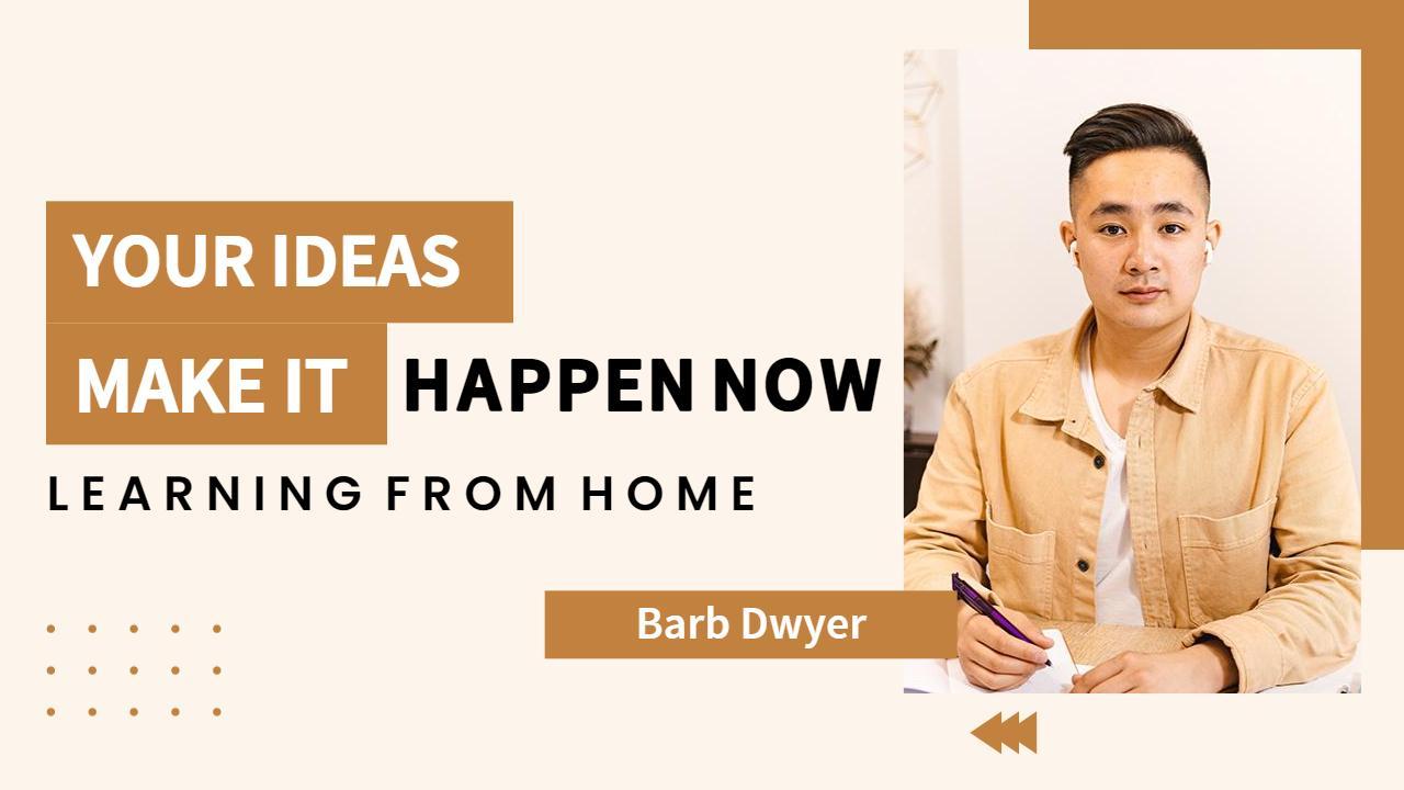 Empower Your Ideas Home Business Strategy YouTube Thumbnail Template