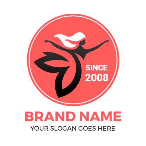 Enchanting Red Fairy Design Capturing Magical Moments Logo Template