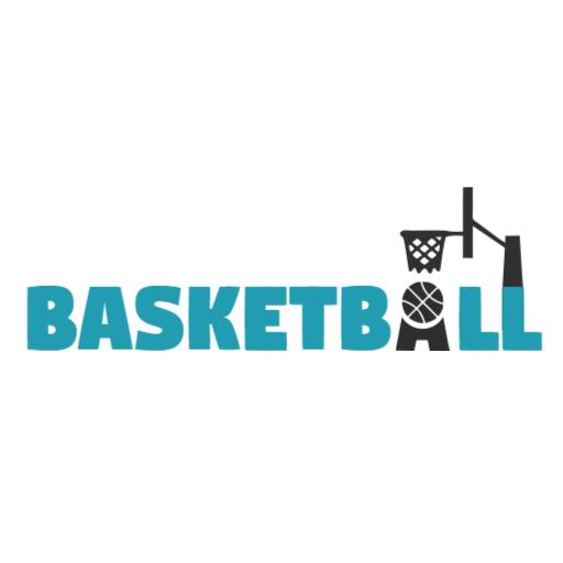 Energetic Basketball Theme Featuring Hoop and Ball Logo Template
