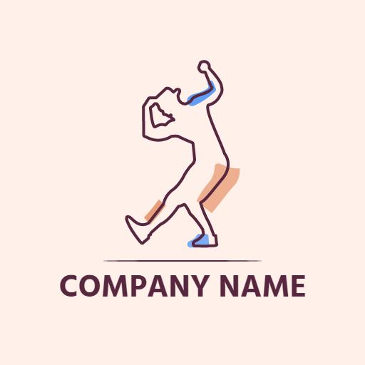 Energetic Dance Moves Celebrating Hip Hop Culture Logo Template