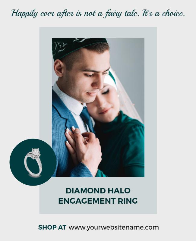 Engagement Ring Promotion Flyer Template