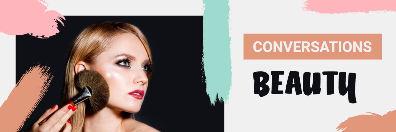 Engaging Beauty Conversations with Makeup Application Banner Template