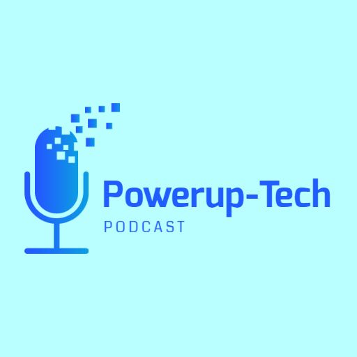 Engaging Blue Podcast Logo Featuring Digital Soundwaves Logo Template