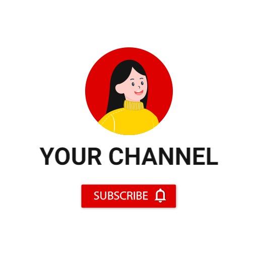 Engaging Character Design for Your YouTube Channel Logo Template