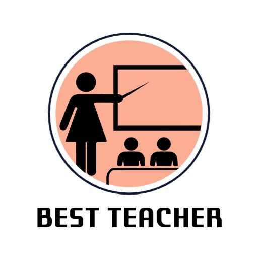 Engaging Classroom Scene Highlighting Dedicated Teacher Logo Template