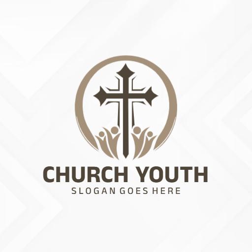 Engaging Community for Church Youth with Empowering Symbolism Logo Template