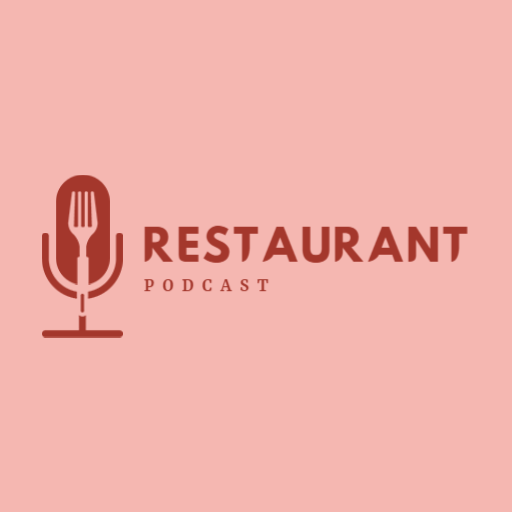 Engaging Culinary Conversations on the Restaurant Podcast Logo Template