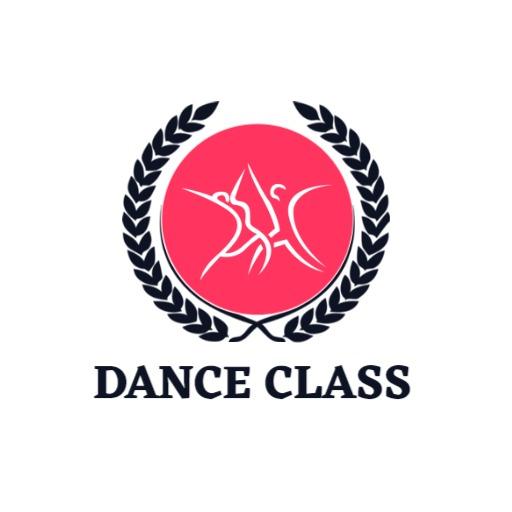 Engaging Dance Class Logo Promoting Artistic School Programs Logo Template