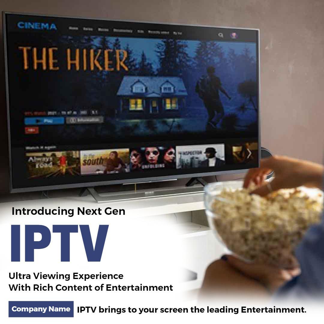 Engaging IPTV Streaming Guide for Ultimate Entertainment Experience Ad Template