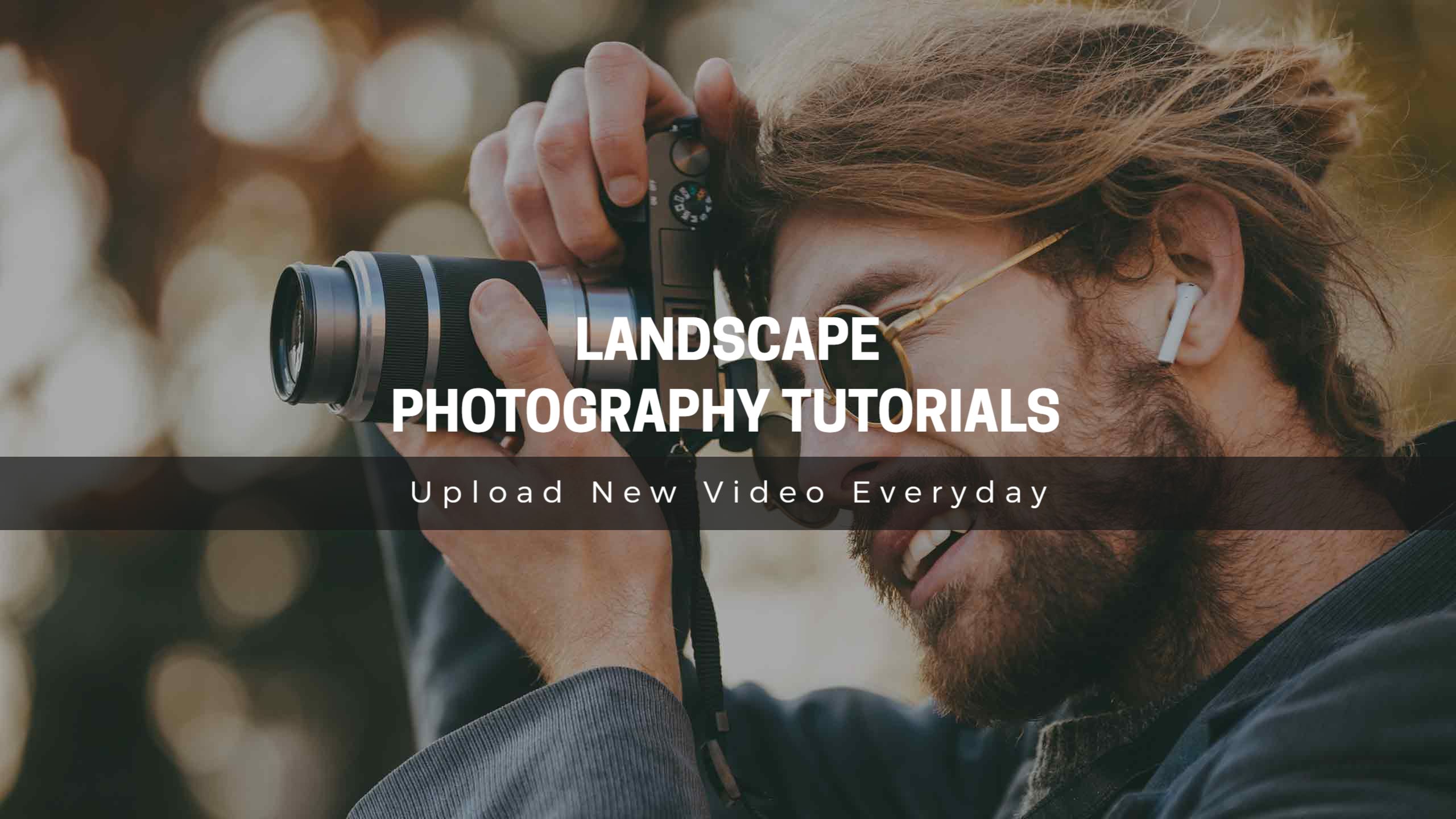Engaging Landscape Photography Tutorials for Everyday Learning Banner Template