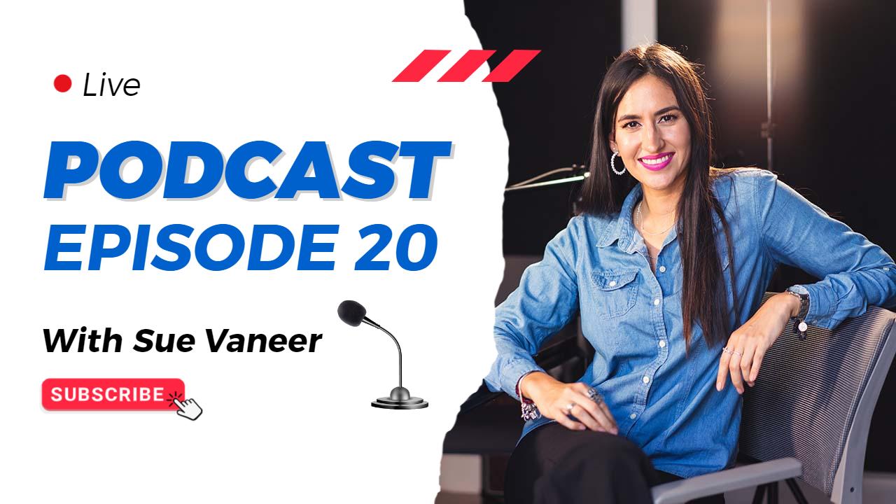 Engaging Live Podcast Episode Discussion YouTube Thumbnail Template