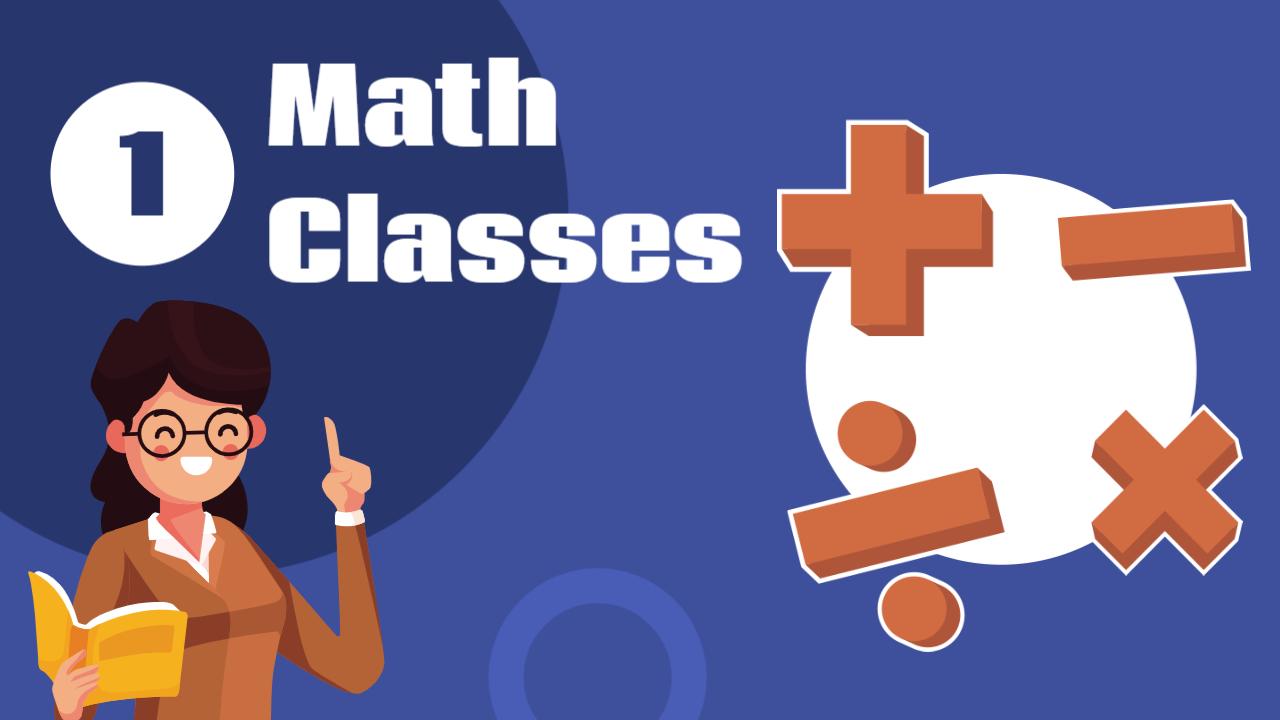 Engaging Math Classes Learning YouTube Thumbnail Template